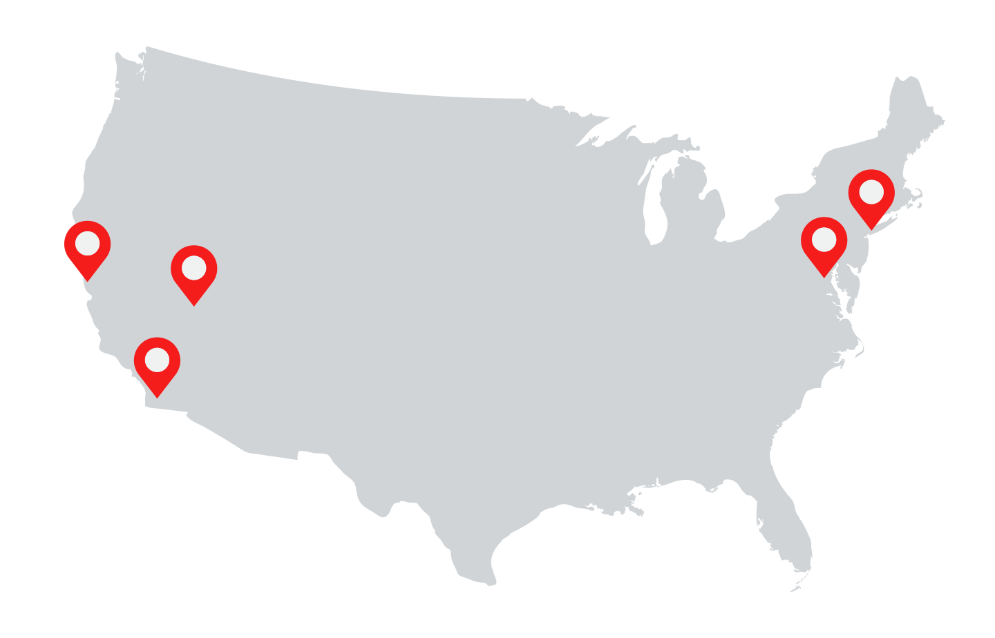 Office Locations Map