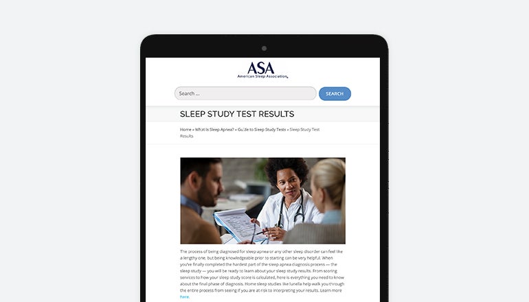 REQ American Sleep Association ASA Sleep Study
