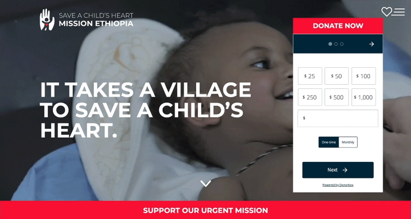 REQ Save a Child's Heart Mission Ethiopia Horizon Interactive Awards