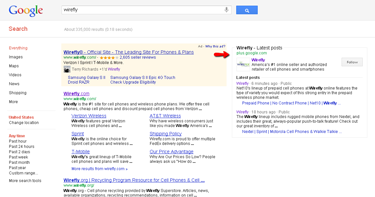 Wirefly Google SERP