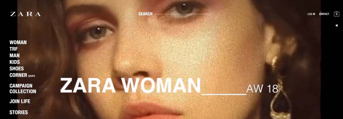 Zara Woman JavaScript Search Optimization