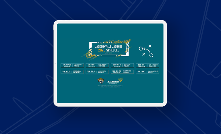 Atlas Air Jacksonville Jaguars Schedule Graphic