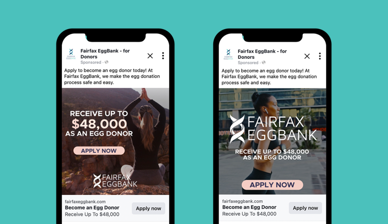 Fairfax EggBank Facebook Ad