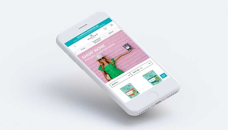 REQ Navitas Organics Website Shopify Plus Mobile