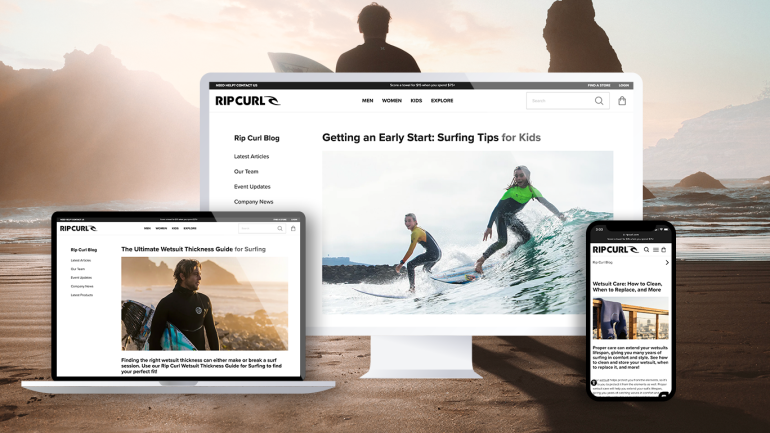 Rip Curl uses email marketing to drive sales