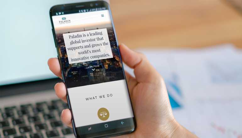 REQ Paladin Capital Group Website Mobile