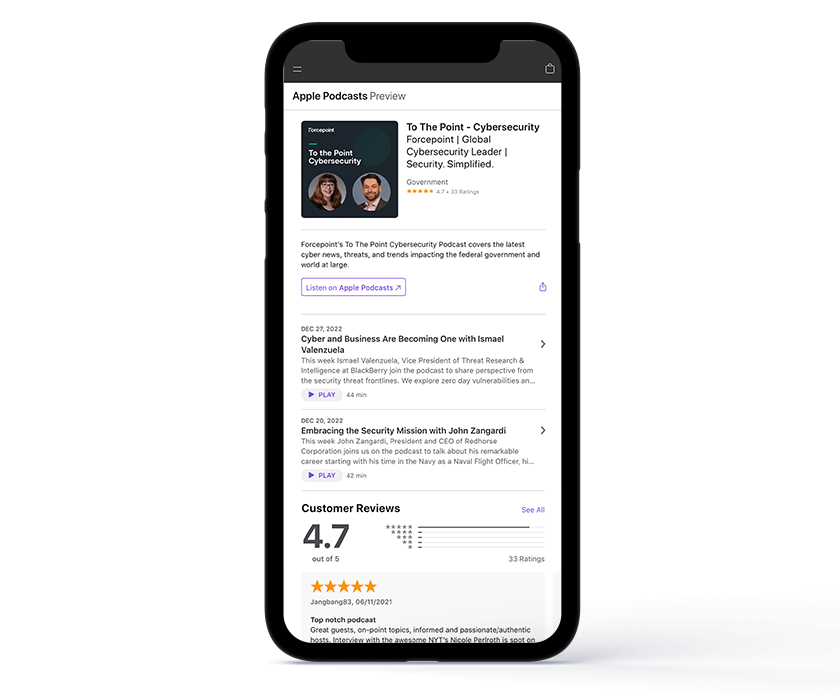 Forcepoint Cybersecurity Podcast