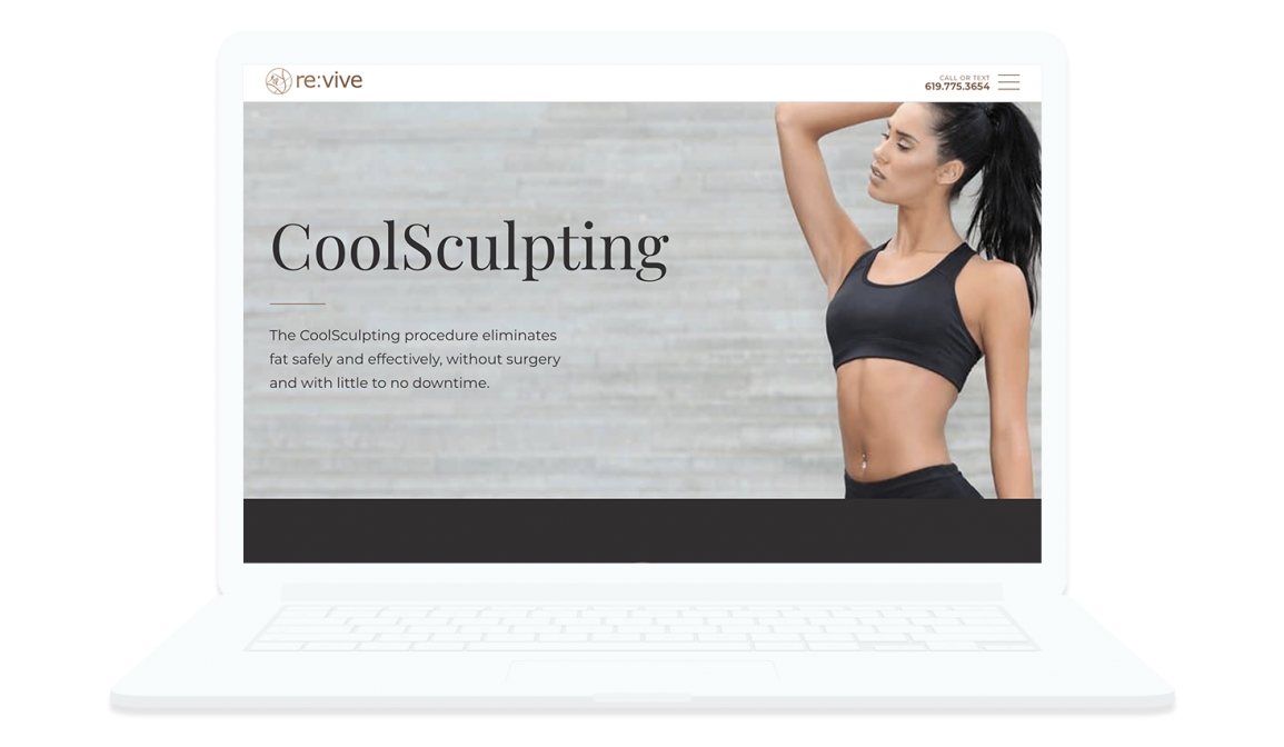 REQ Revive CoolSculpting Landing Page
