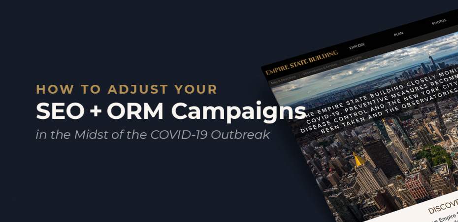 REQ Adjusting SEO and ORM Campaigns for COVID-19