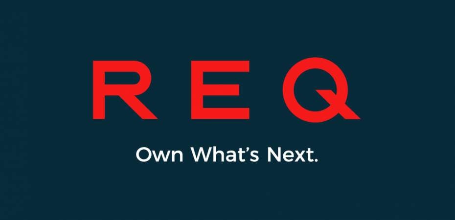 REQ logo with tagline color