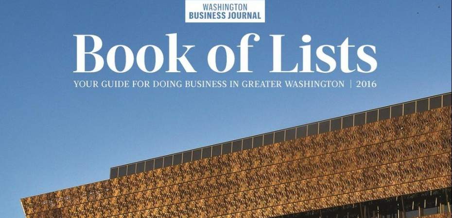 SpeakerBox Ranked on Washington Business Journal 2016 Book of Lists