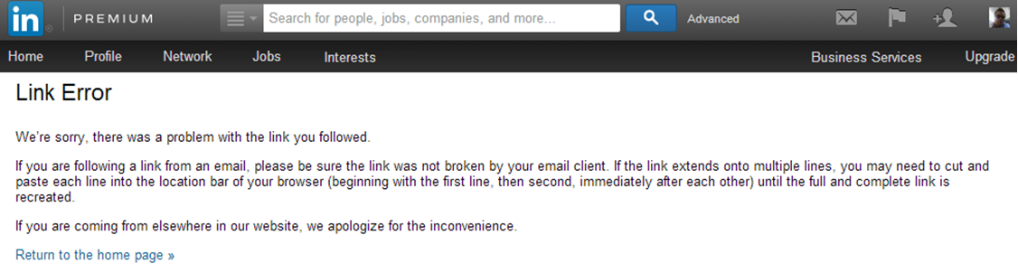 LinkedIn Google+ Error | RepEquity Blog