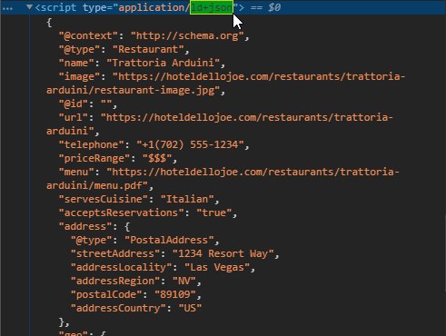 screenshot of lookup table in GTM