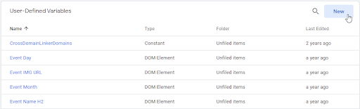 screenshot of lookup table field in GTM