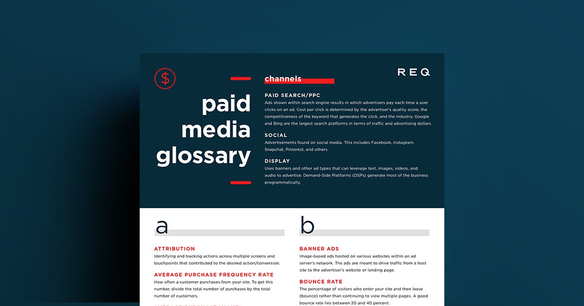 Paid Media Glossary for Beginners