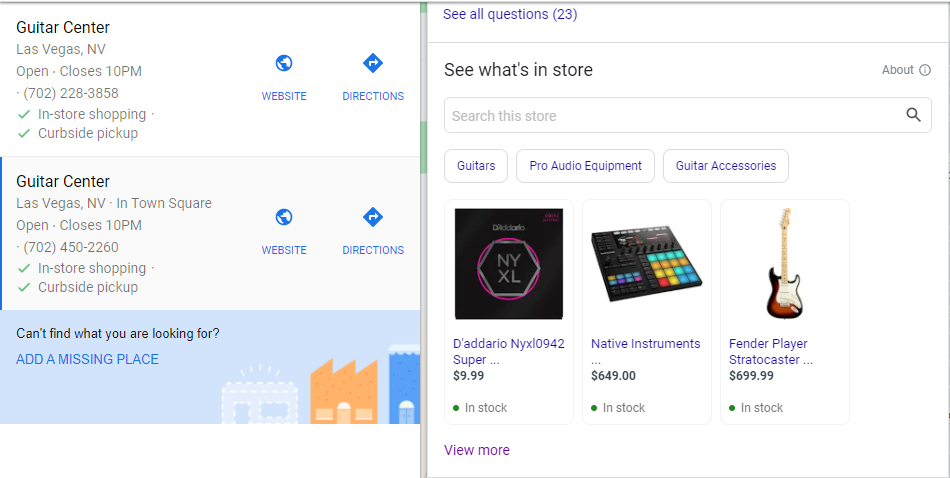 Google My Business Extensions